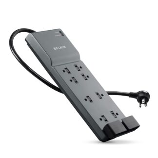 8 Outlet Home/Office Surge Protector with 6-Foot Cord and Telephone Protection